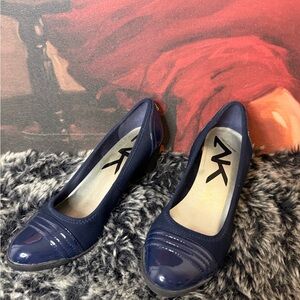 Anne Klein Navy Blue Wedges